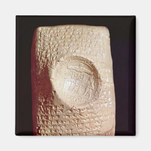 Tablet with cuneiform inscription magnet