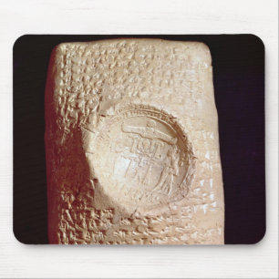 Tablet with cuneiform inscription mouse pad