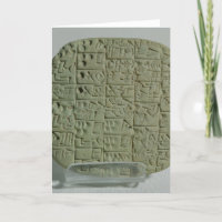 Tablet with cuneiform script