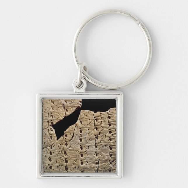 Tablet with cuneiform script, from Uruk Key Ring (Front)