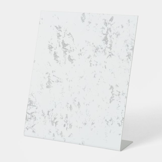 Tabletop Advertising Pedestal Sign (Front)