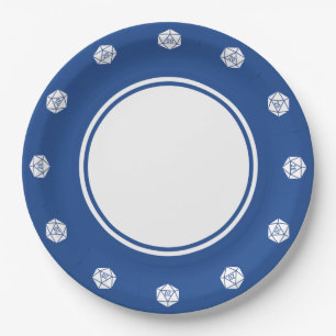 Tabletop Chic in Blue Paper Plate