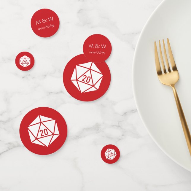 Tabletop Chic in Cherry Table Confetti (Group)