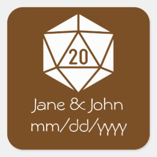 Tabletop Chic in Chocolate Sticker