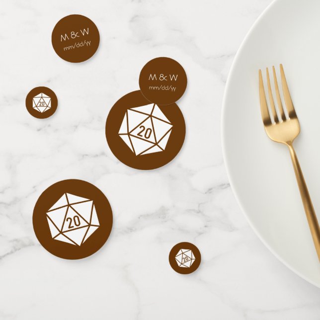 Tabletop Chic in Chocolate Table Confetti (Group)