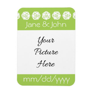 Tabletop Chic in Peridot Save-the-Date Magnet