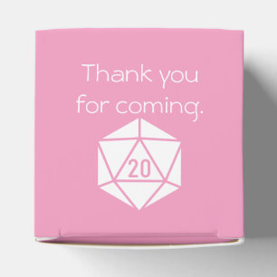 Tabletop Chic in Petal Pink Favour Box