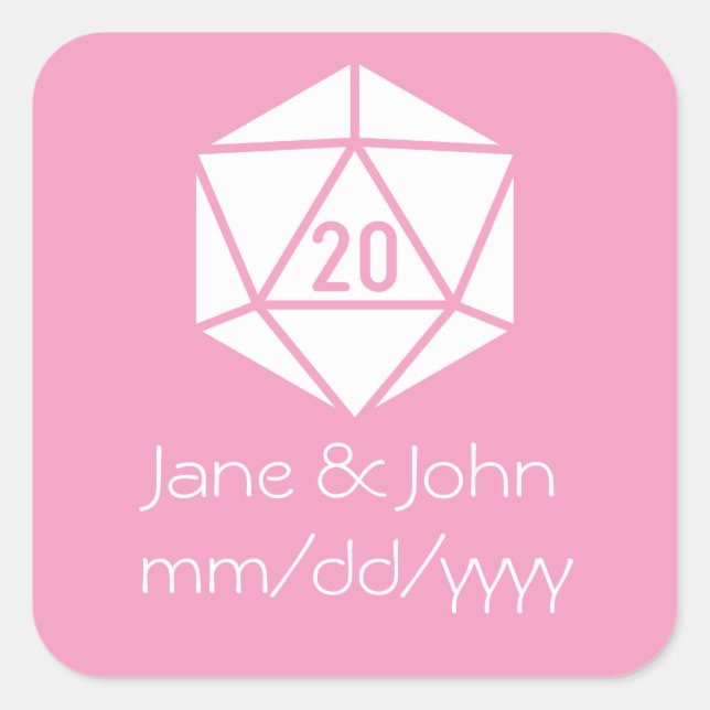 Tabletop Chic in Petal Pink Sticker (Front)