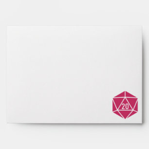 Tabletop Chic in Raspberry Envelopes