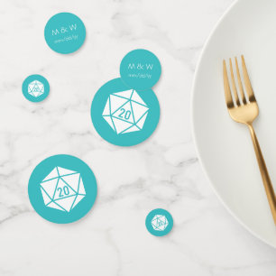 Tabletop Chic in Turquoise Table Confetti