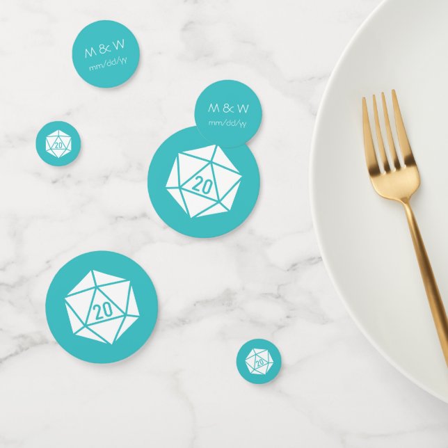 Tabletop Chic in Turquoise Table Confetti (Group)