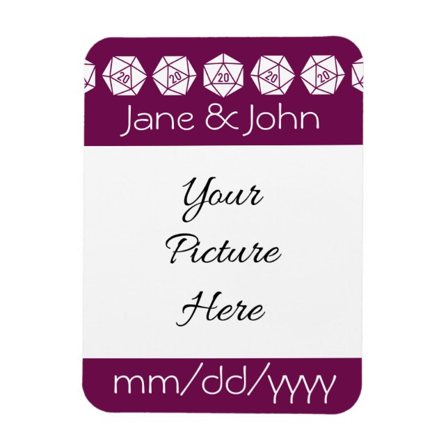 Tabletop Chic in Wine Save-the-Date Magnet (Vertical)