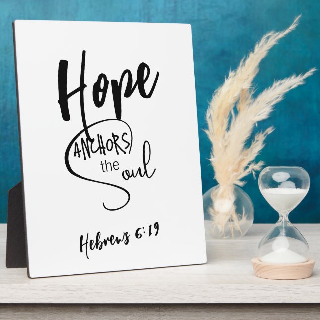 Tabletop Plaque with Easel (Side)