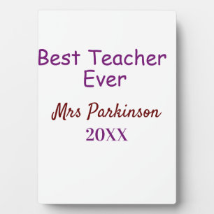 Tabletop Plaque with Easel