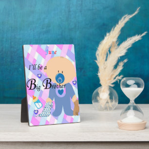 Tabletop Plaque with Easel Big Brother June