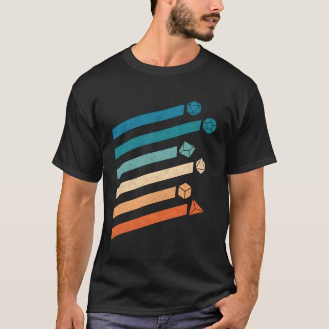 Tabletop Rpg Dice Dice T-Shirt (Front)