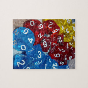 Tabletop RPG   PNP Fantasy Role Player Dice Sets Jigsaw Puzzle