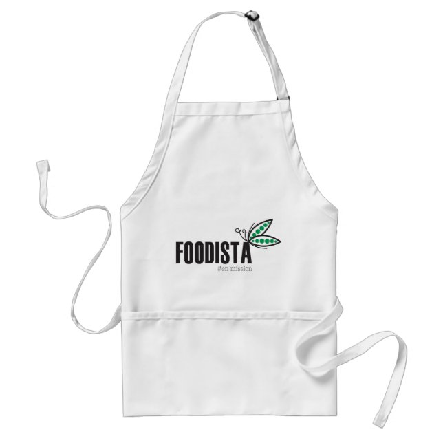 Tablier "Foodista en mission" Standard Apron (Front)
