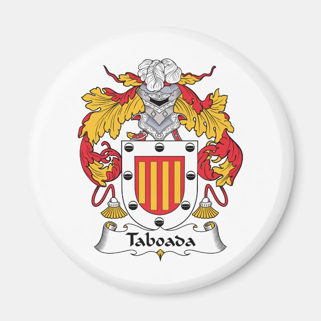 Taboada Family Crest Magnet (Front)