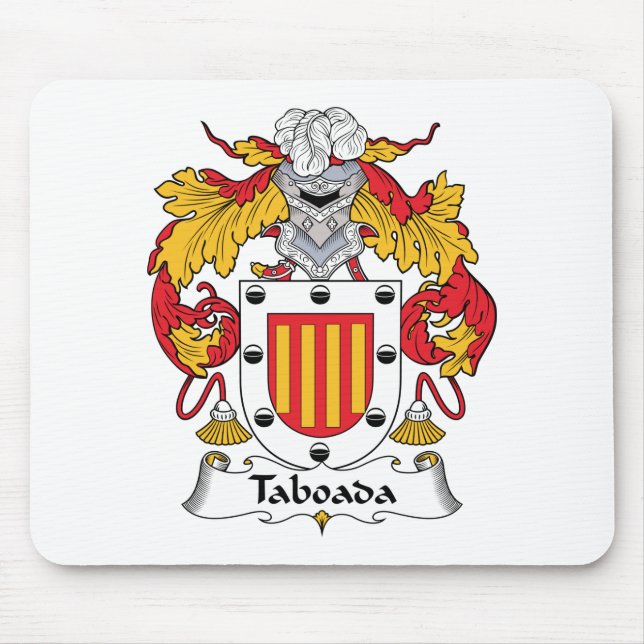 Taboada Family Crest Mouse Pad (Front)