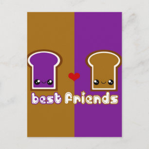 Tabu Japan Best Friends Line- PB&J Postcard