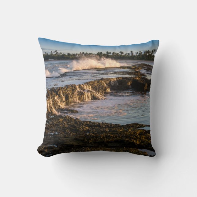 Tabuba Beach: Breaking Waves On The Reefs Cushion (Front)