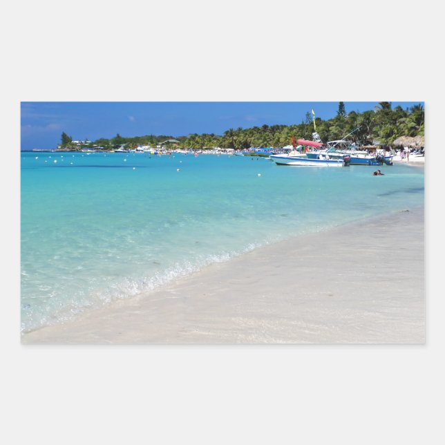 Tabyana Beach I.JPG Rectangular Sticker (Front)