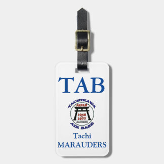 Tachikawa Air Base Marauders Luggage Tag