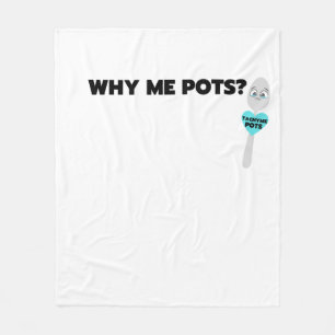 Tachy Me Spoon Bold Print Fleece Blanket