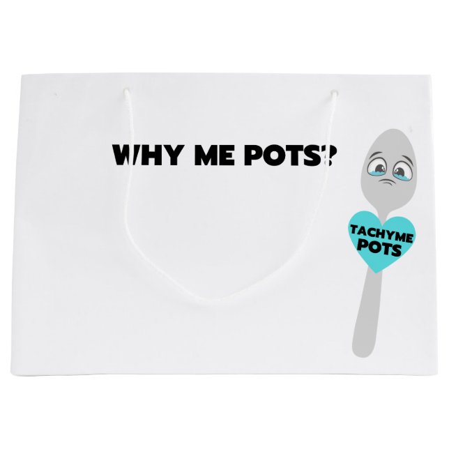 Tachy Me Spoon Bold Print Gift Bag (Front)