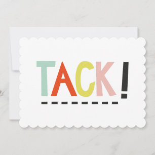 TACK! Colours Card