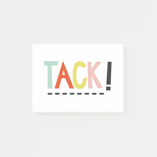 TACK! Colours Post-it Notes (Front)