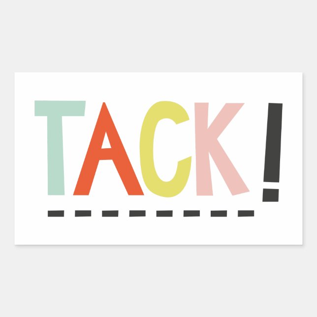 TACK! Colours Sticker (Front)