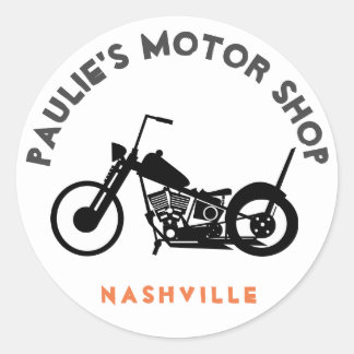 TACK IT ON YOUR HELMET CLASSIC ROUND STICKER