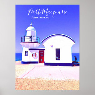 Tacking Point lighthouse Port Macquarie Australia Poster