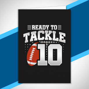 Tackle 10th Birthday 10 Years Couples Anniversary Card