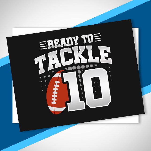 Tackle 10th Birthday 10 Years Couples Anniversary Postcard (Creator Uploaded)