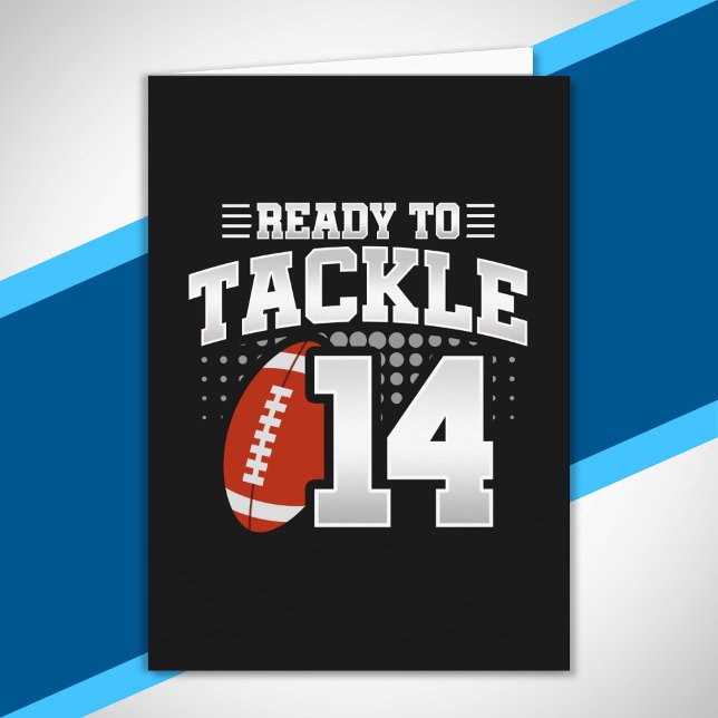Tackle 14th Birthday 14 Years Couples Anniversary Card (Creator Uploaded)