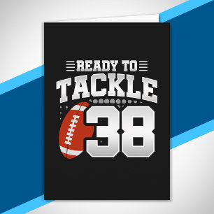 Tackle 38th Birthday 38 Years Couples Anniversary Card