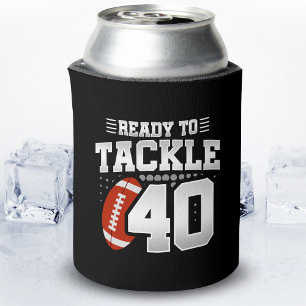 Tackle 40th Birthday 40 Years Couples Anniversary Can Cooler
