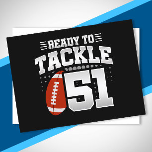 Tackle 51st Birthday 51 Years Couples Anniversary Postcard