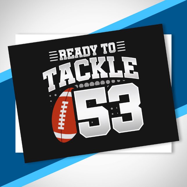 Tackle 53rd Birthday 53 Years Couples Anniversary Postcard (Creator Uploaded)