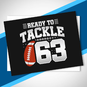 Tackle 63rd Birthday 63 Years Couples Anniversary Postcard