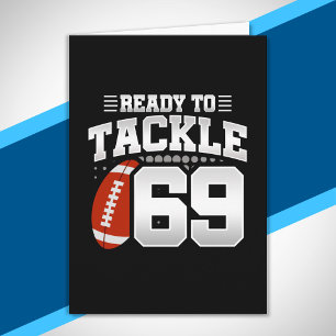 Tackle 69th Birthday 69 Years Couples Anniversary Card