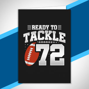 Tackle 72nd Birthday 72 Years Couples Anniversary Card