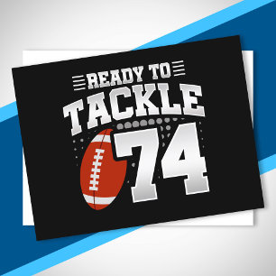 Tackle 74th Birthday 74 Years Couples Anniversary Postcard