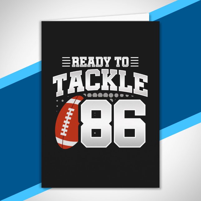 Tackle 86th Birthday 86 Years Couples Anniversary Card (Creator Uploaded)