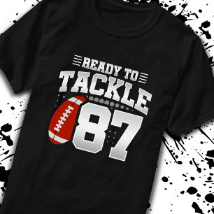 Tackle 87th Birthday 87 Years Couples Anniversary T-Shirt