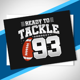 Tackle 93rd Birthday 93 Years Couples Anniversary Postcard