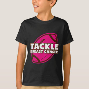 Tackle Breast Cancer American Football Cancer Awar T-Shirt